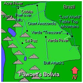 percy fawcett expedition map|Virtual Exploration Society .